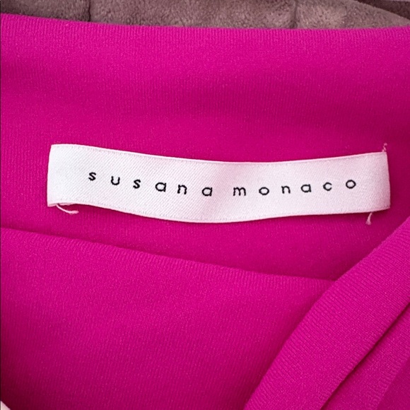 PRICE TODAY ONLY! Susana Monaco Pink Mini Dress - Picture 3 of 5